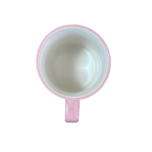 Starbucks Barista Coffee Tea Mug Green Pink Floral Mosaic Tile 2004 Vintage 16oz - Picture 5 of 7